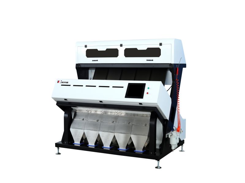 One-button easy-to-operate rice color sorter