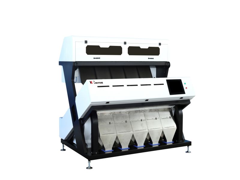 One-button easy-to-operate rice color sorter