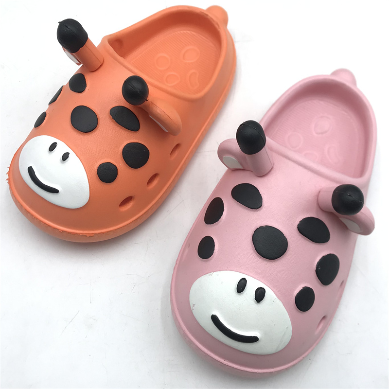 Indoor Outdoor Baby Toe Protection Giraffe Toddler Garden Shoes