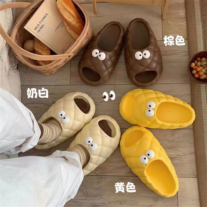 New Arrival Cute Bread EVA Slippers for Ladies