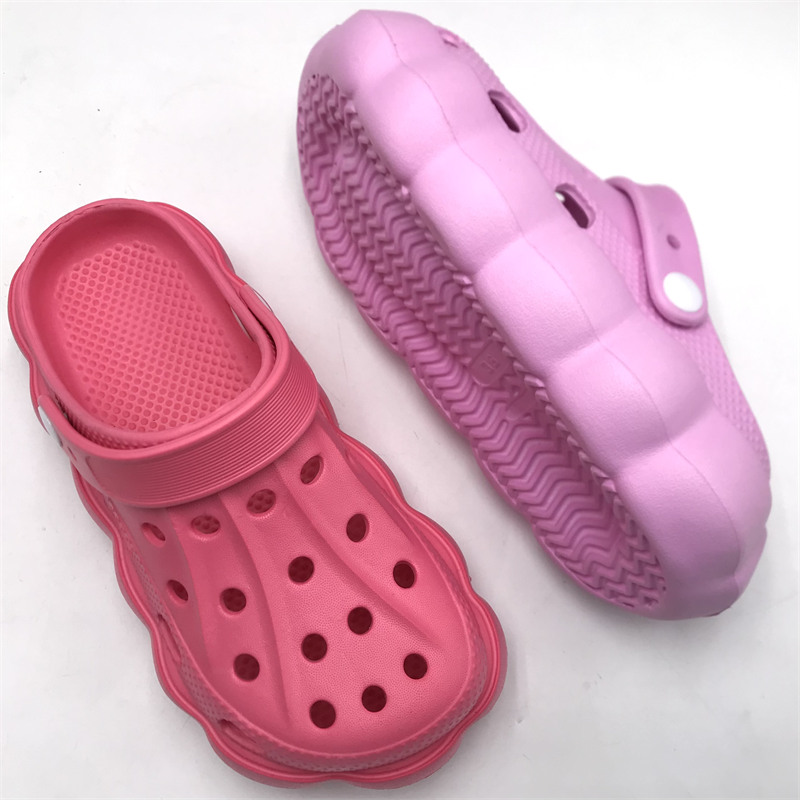 Wholesale Pink Colorful Breathable Gardening Shoes