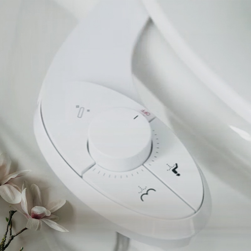 New Push-button Detachable body Bidet Toilet Attachment in White From Sineobath