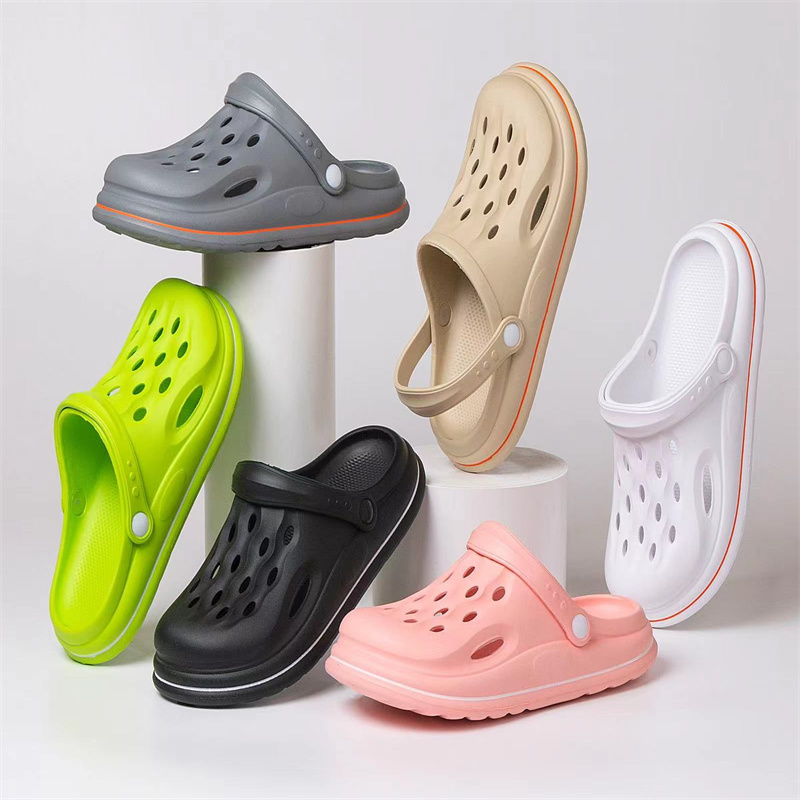 Outdoor Summer Solid Color Cool Breathable Garden Shoes