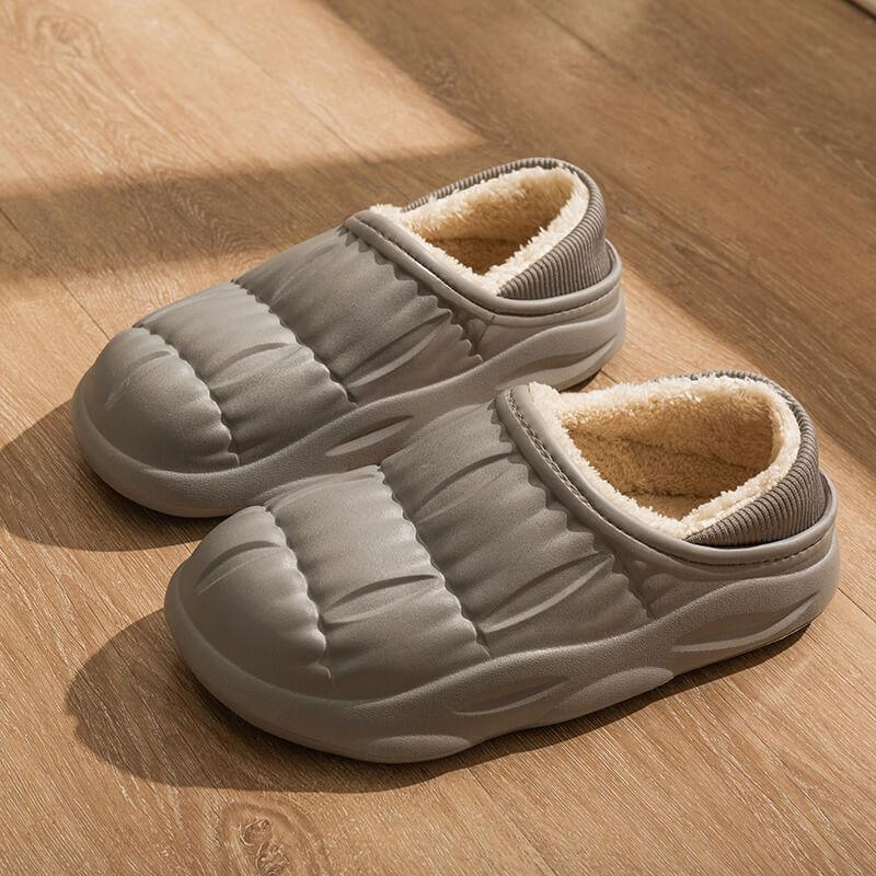 Comfortable Striped Men's And Women's Indoor And Outdoor Cotton Slippers