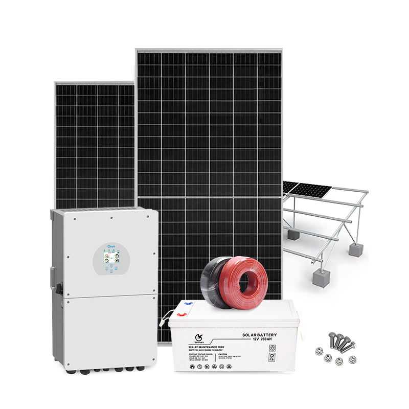 5KW Solar Power System Complete Hybrid Set Lifepo4 Battery