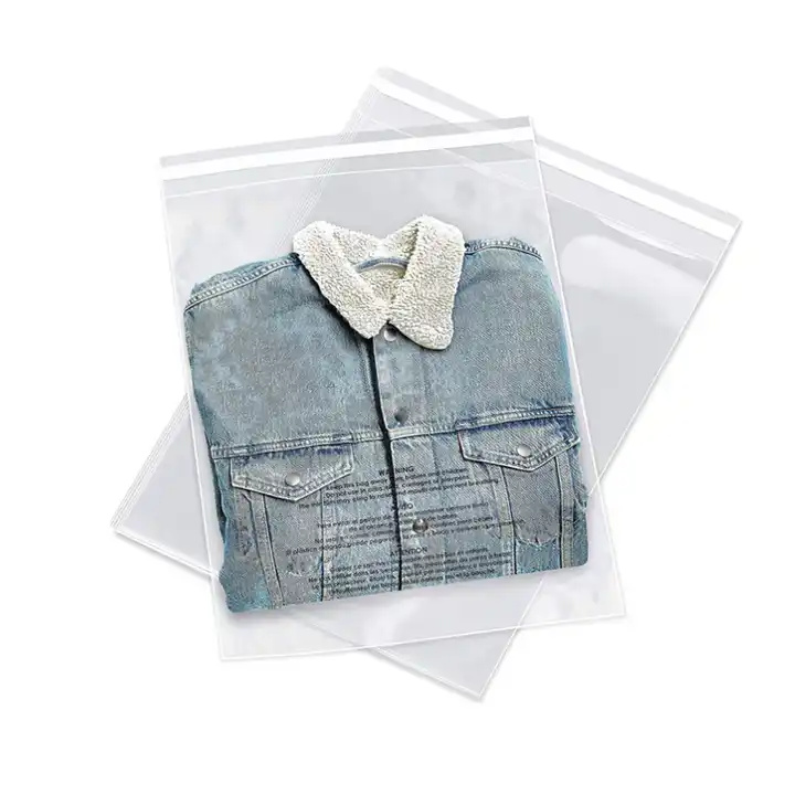 High Quality Cloths Self Sealing Cellophane Bags