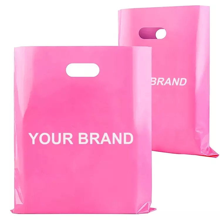 Customized Logo Gifts Die Cut Handle Shopping Bag
