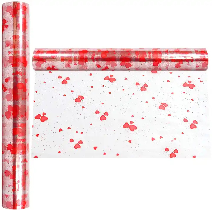 Plastic Flower Big Gifts Cellophane Wrap Roll