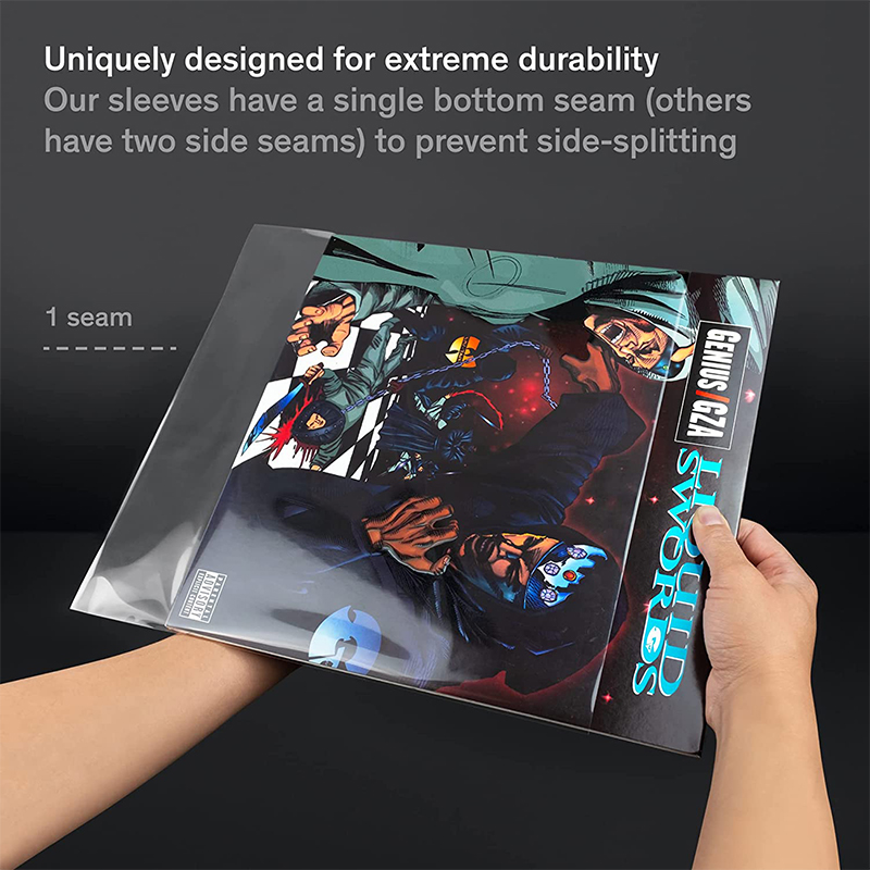 Custom Albums Vinyl Record Clear Outer Plastic Sleeves