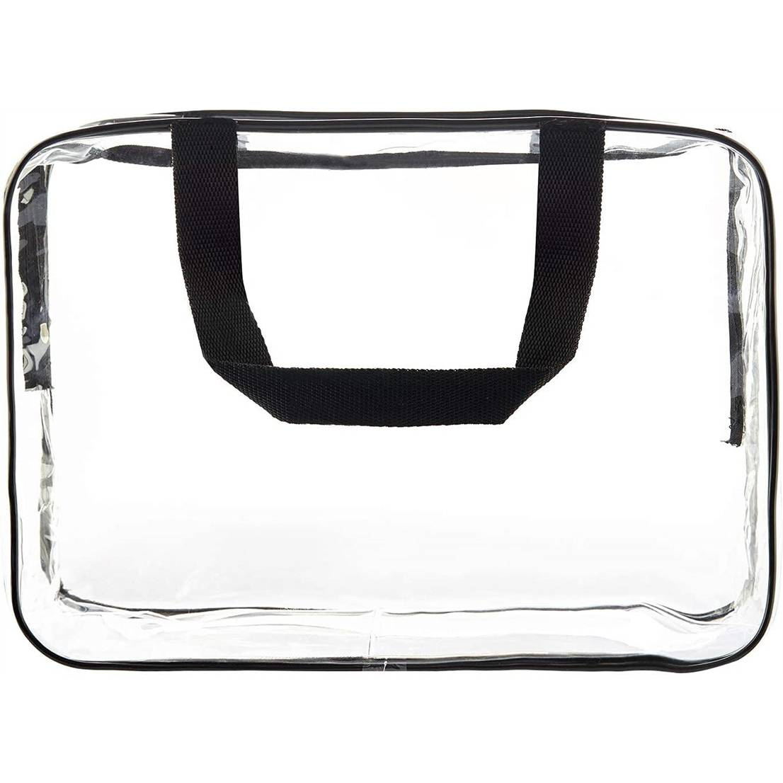 Custom waterproof transparent pvc shopping bag