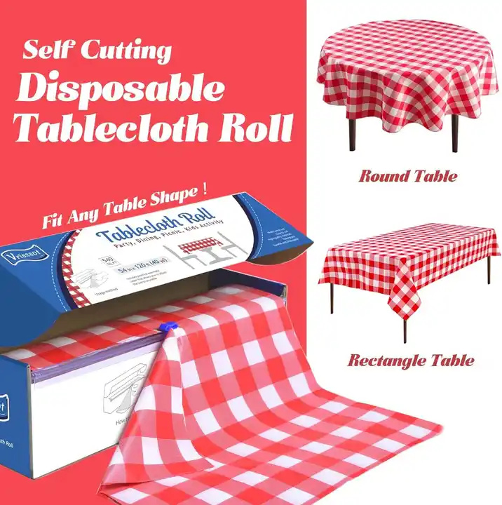 Disposable Plastic Table Covers